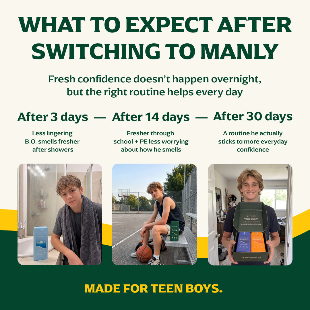 First Body Wash That Kills Teen Odor