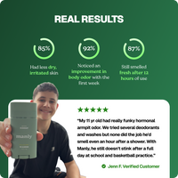 First Bodywash & Deodorant That Kills Teen Body Odor