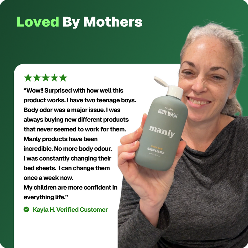 First Bodywash & Deodorant That Kills Teen Body Odor