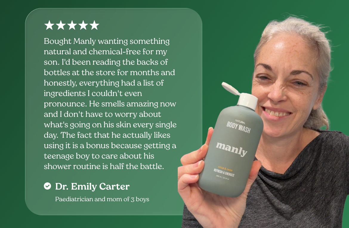 First Bodywash & Deodorant That Kills Teen Body Odor